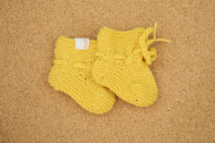 Handgestrickte Schühchen - Aktion: Stricken für den guten Zweck