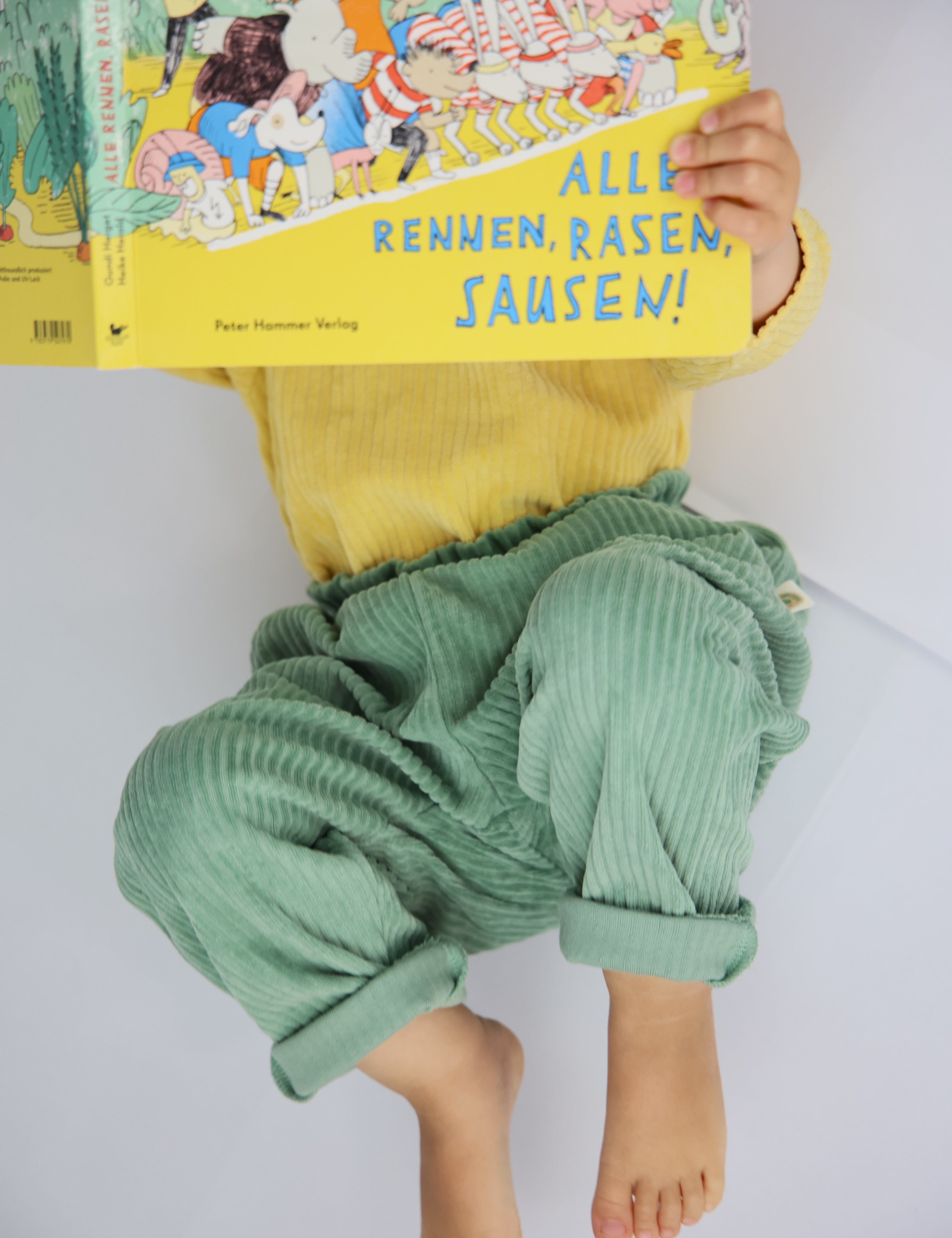 Sportliche Paperbag-Hose