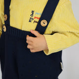 Langarmshirt mit Kinderrechte-Stickerei
