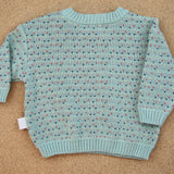 Mini-Herzen Strick-Pullover