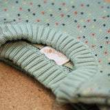 Mini-Herzen Strick-Pullover