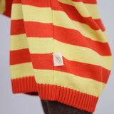 gestreifter Strick-Pullover
